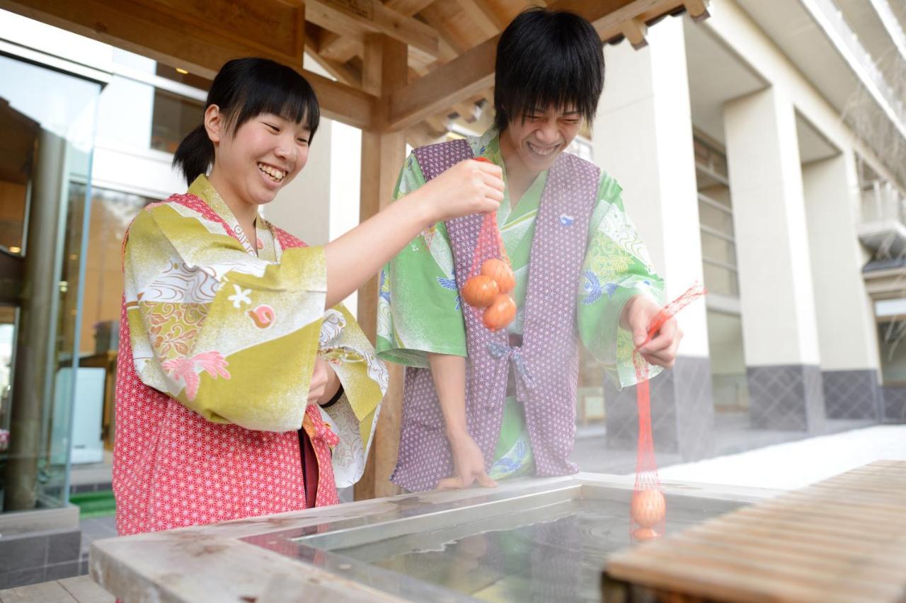 Iizaka Onsen Surikamitei Ohtori Hotel Fukushima  Exterior foto